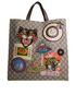 Gucci GG Supreme Corrier Vertical Tote, front view
